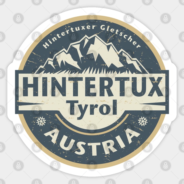 Hintertux, Tyrol, Austria Sticker by studio_838